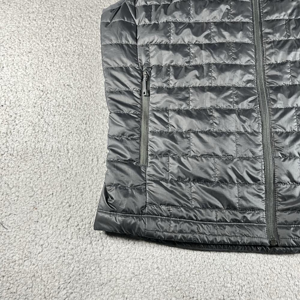 Patagonia Nano Puff Vest Mens L Gray Puffer Primaloft Insulated Packable Zip - Picture 10 of 16